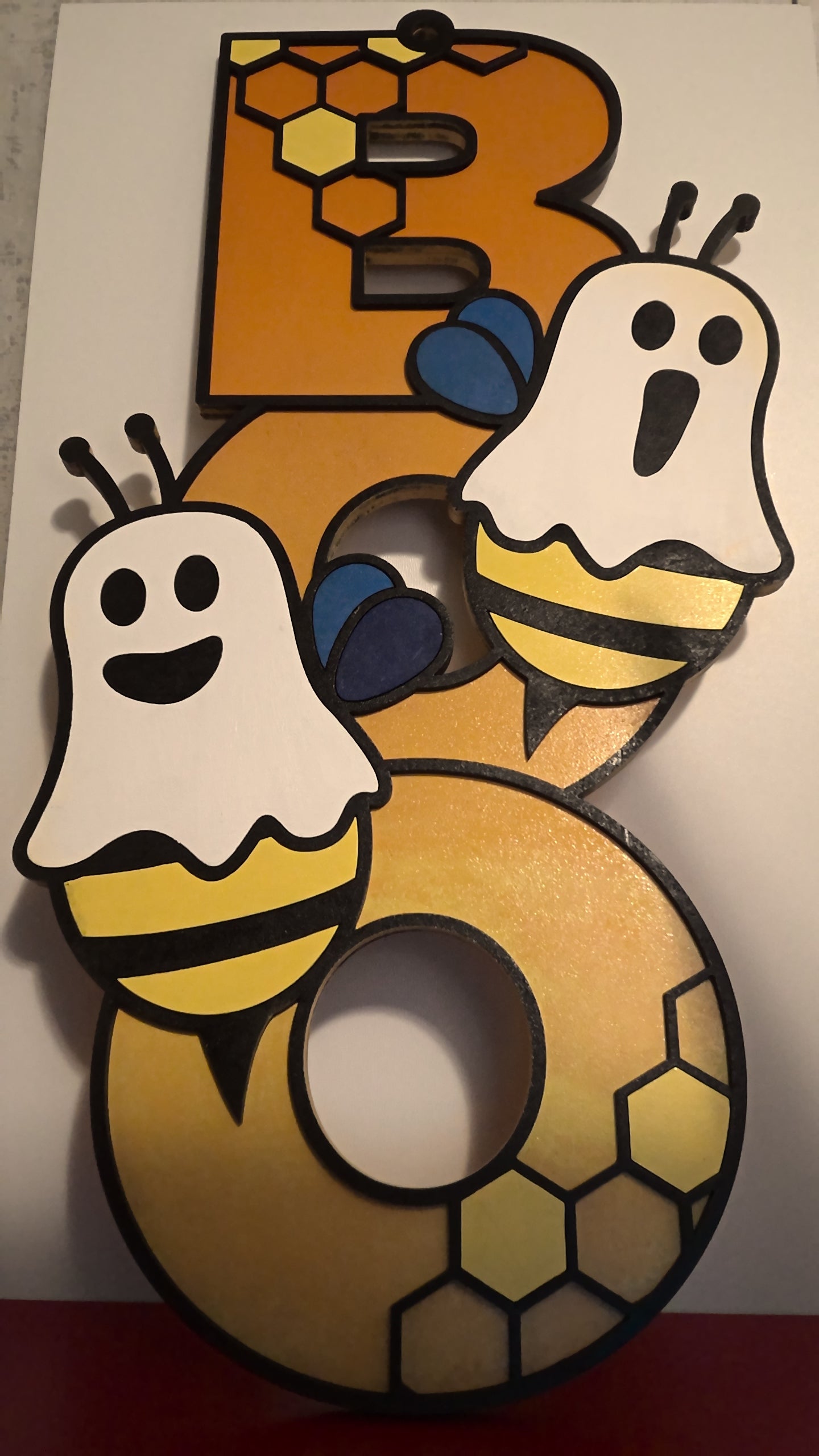 Boo Bee Sign 18" tall